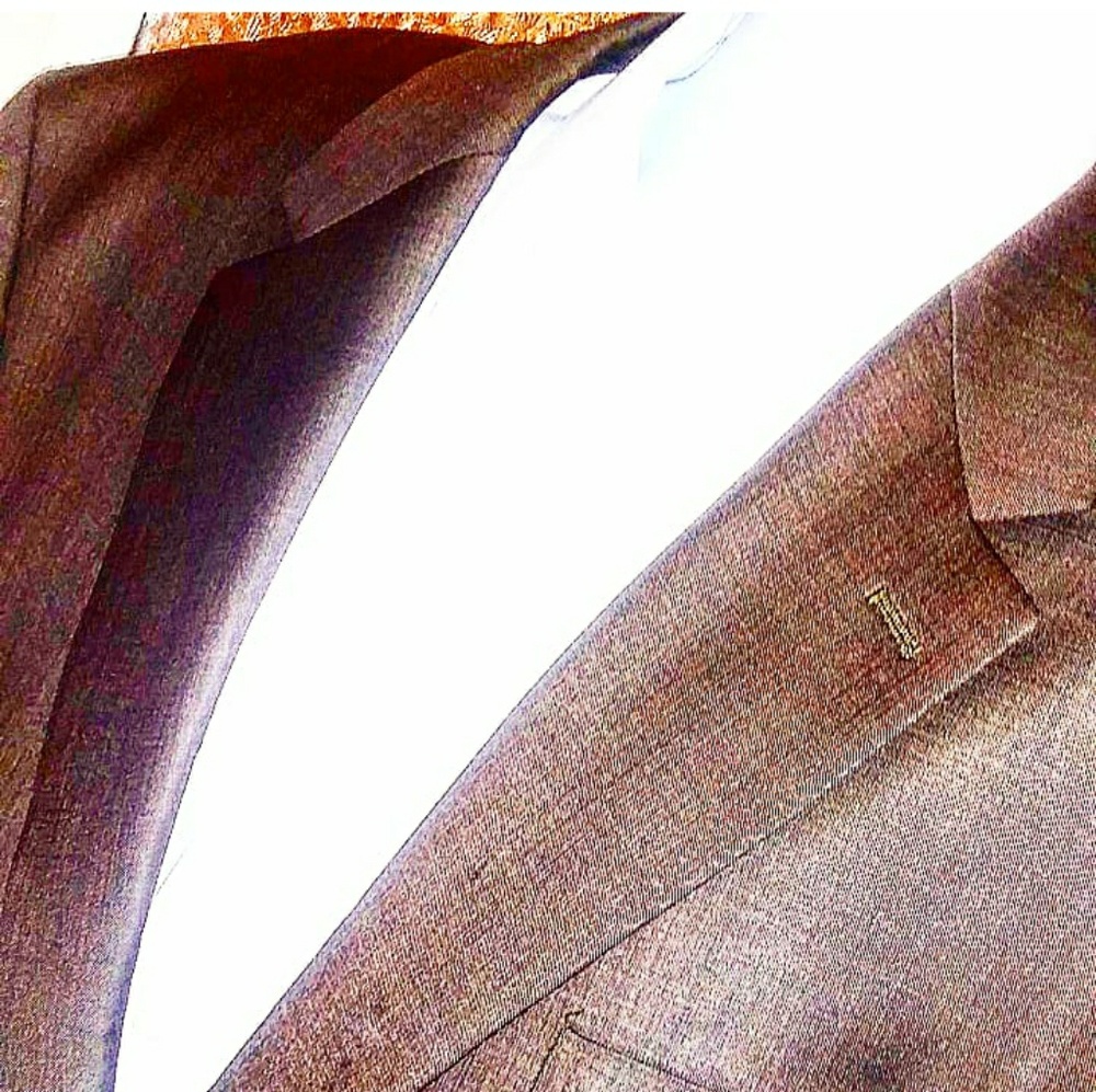 Lauren Ralph Lauren Brown Suit Jacket 52 Long